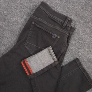 LL Bean Performance Stretch Jeans Womens 10 Black Slim Leg Outdoor Preppy Casual